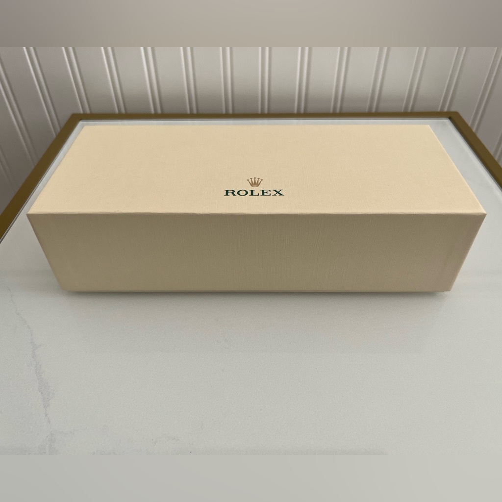 Rolex Cream Empty Stoarge Box